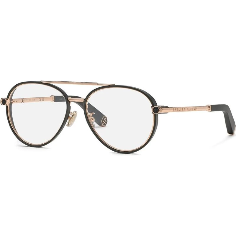 Philipp Plein Plein Light VPP137M Brille Pilot Grau