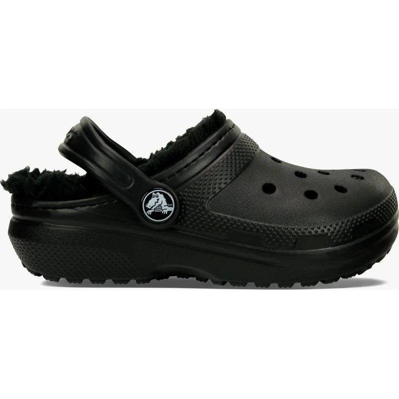 Crocs Classic Lined Clog K Kinder - Schwarz - 28-29