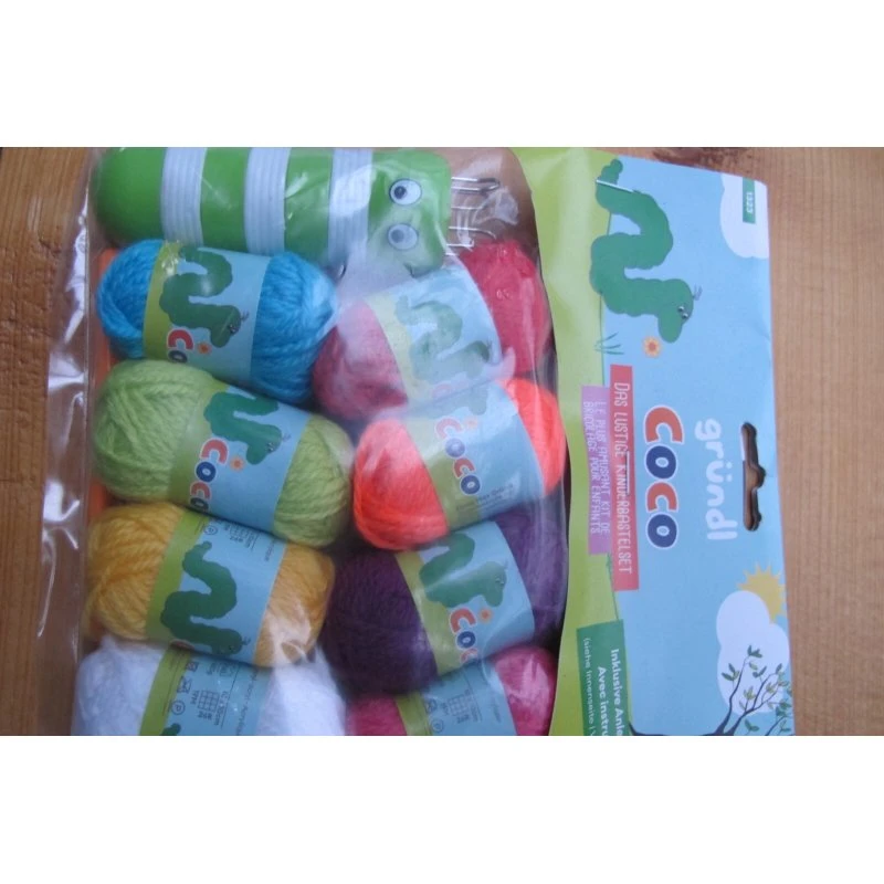 Gründl COCO Bastelset Kinder, 7 Farben