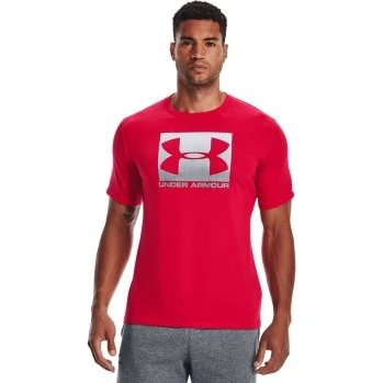 Under Armour Boxed Sportstyle T-Shirt Rot Medium Herren