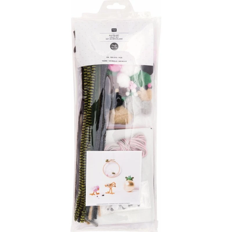 Rico Design DIY-Bastelset Tiere (ca. 100 Teile)