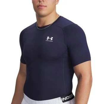 Under Armour HeatGear Compression Shirt Herren - Marine - M