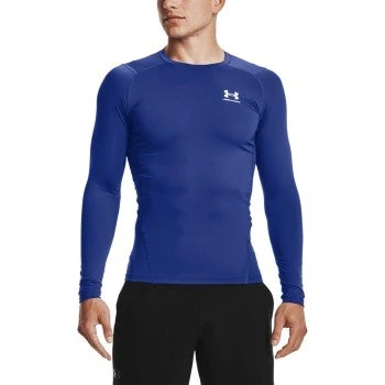 Under Armour HeatGear LS Compression Shirt Royalblau X-Large