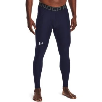 Under Armour HeatGear Compression Leggings Marine Herren XL
