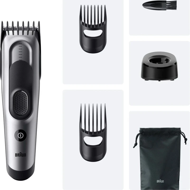Braun Series 7 HC7590 Haarschneider Akku, Schwarz/Grau