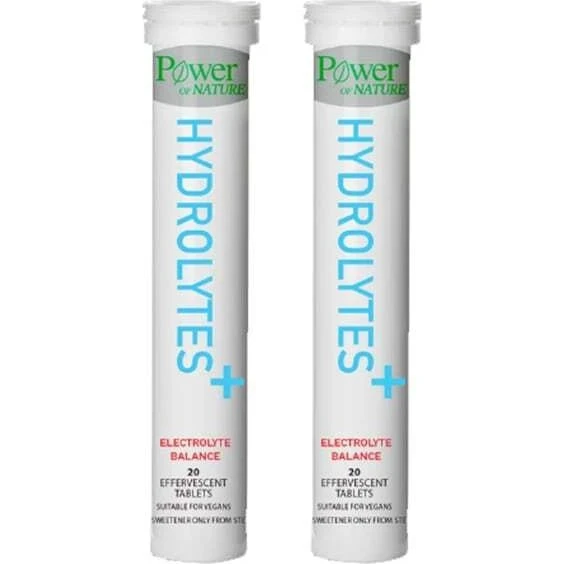 Power of Nature Hydrolyte Elektrolyt-Set, 40 Tabletten (2x 20 Stk.)