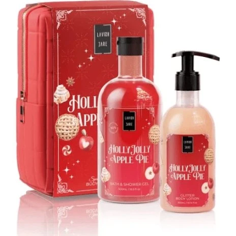 LAVISH CARE XMAS Set Holly Jolly Apple Pie (Duschgel & Emulsion)