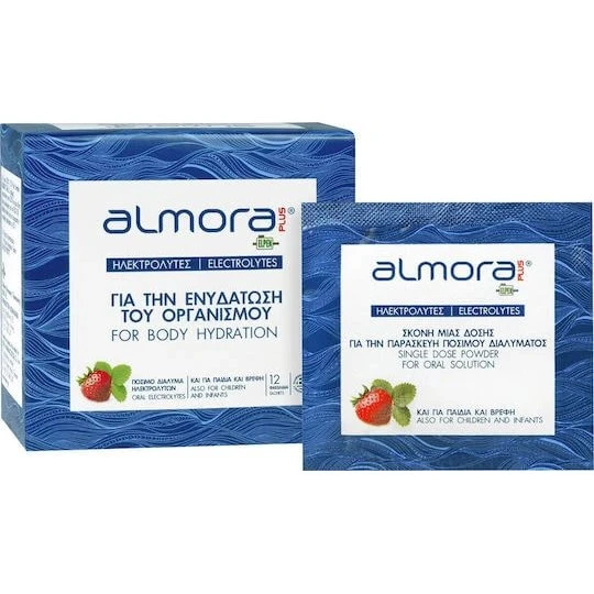 almora PLUS® Elektrolyte Erdbeere 12 Beutel
