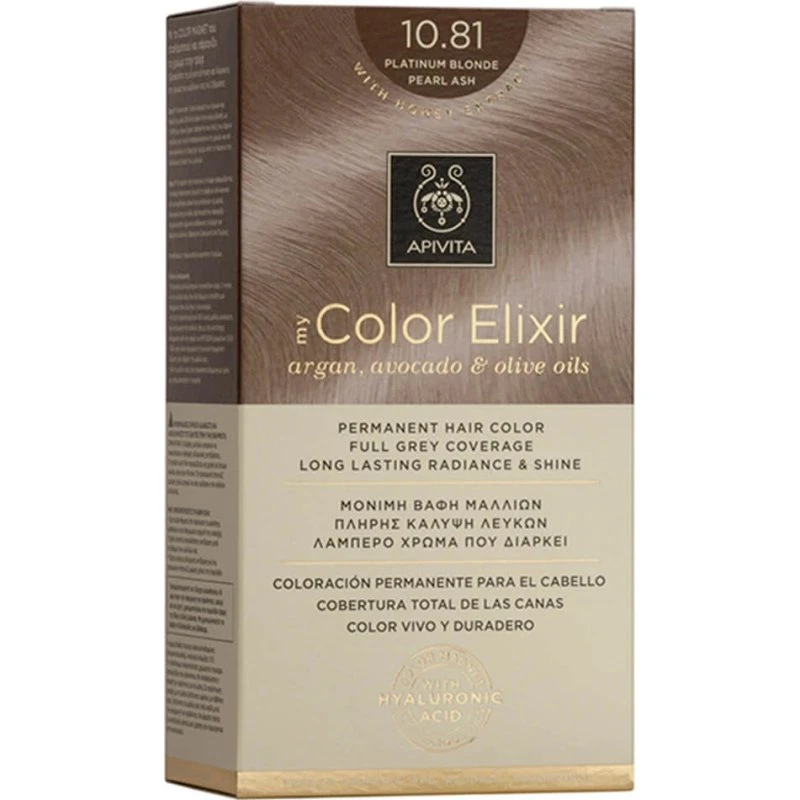 Apivita My Color Elixir Dauerhafte Haarfarbe N10.81 Blonde Perlschnurhaare