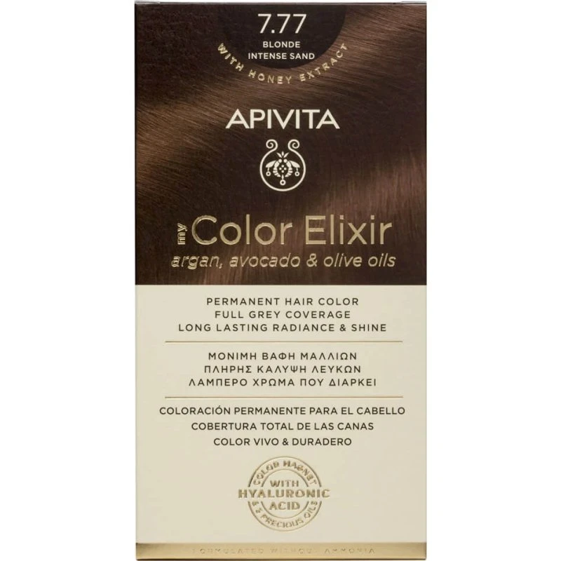 Apivita My Color Elixir Dauerhafte Haarfarbe N7,77 Blond intensiv beige