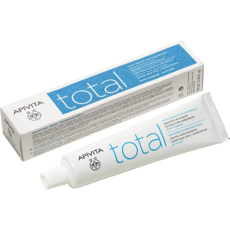 Apivita Total Zahnpasta Pfefferminz & Propolis 75ml