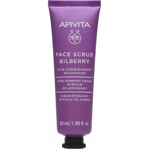 Apivita Blueberry Glowing Face Scrub - Gesichtspeeling 50ml