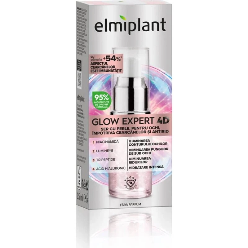 Elmiplant Glow Expert 4D Anti-Falten Augenkontur-Serum, 15 ml
