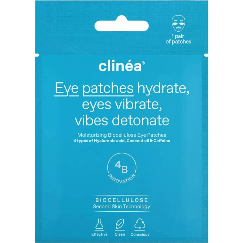 Clinea Feuchtigkeitsspendende Biocellulose Augenpads (1 Paar)