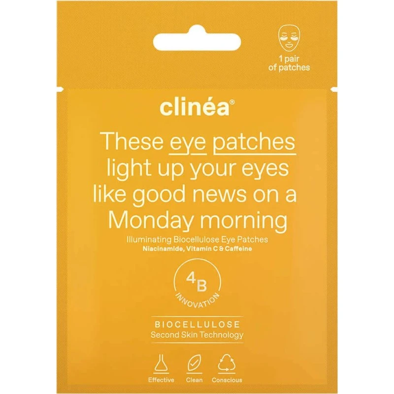 Clinea Illuminierende Biocellulose-Augenpads für Glanz (1 Paar)