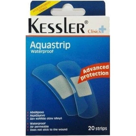 KESSLER Aquastrip Wasserdichte Sterile Pflaster, 20 Stück