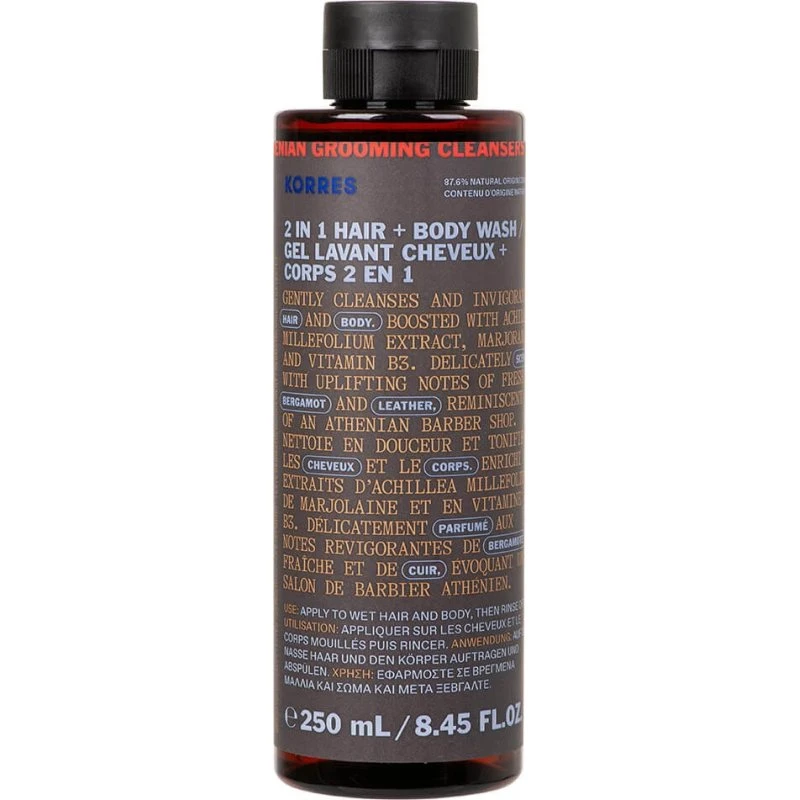 Korres Athenian Grooming 2-in-1 Haar- und Körperwaschgel, 250 ml