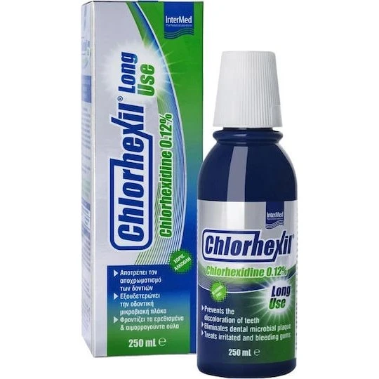 InterMed Chlorhexil 0,12% Mundspülung mit Langzeitwirkung, 250 ml