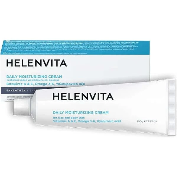 Helenvita Tägliche Feuchtigkeitscreme mit Hyaluronsäure & Omega 3-6 (100g)