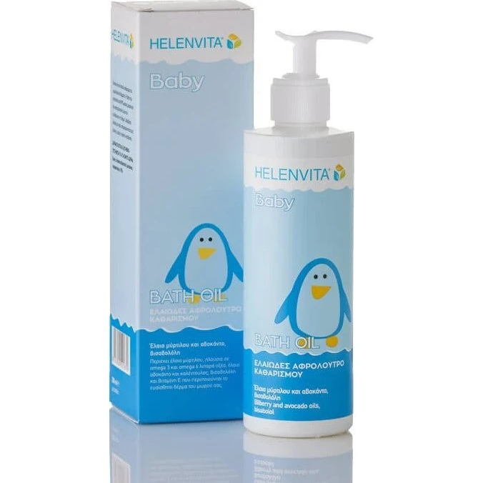 Helenvita Baby Bath Oil Cleanser Fettlösendes Duschgel 200ml