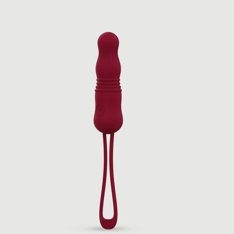Sexopolis Yvette Fernbedienbarer Silikon-Bullet-Vibrator - Rot