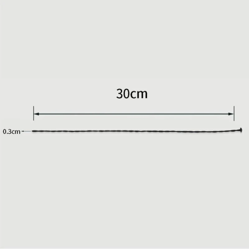 Sexopolis BDSM Silikon-Urethral-Sound, 300 x 3 mm, Schwarz