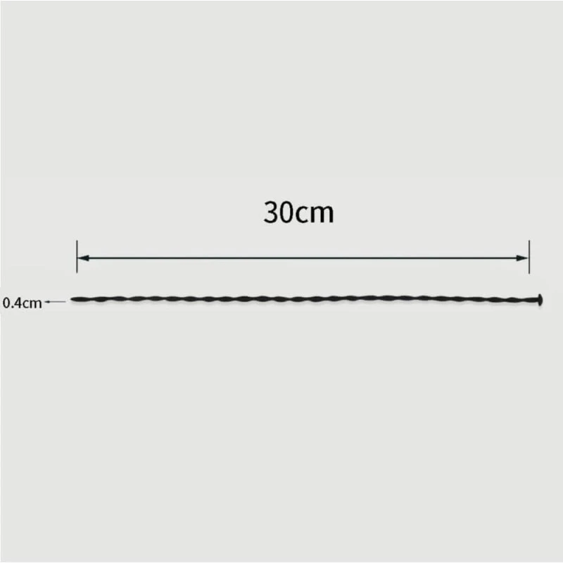 Sexopolis BDSM Silikon-Urethral-Sound, 300 x 4 mm, Schwarz