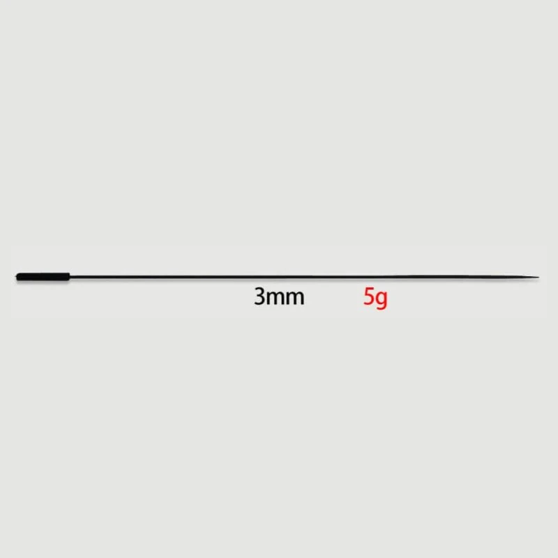 Sexopolis BDSM-Reihe Silikon-Urethral-Sound, 350 x 3 mm, Schwarz
