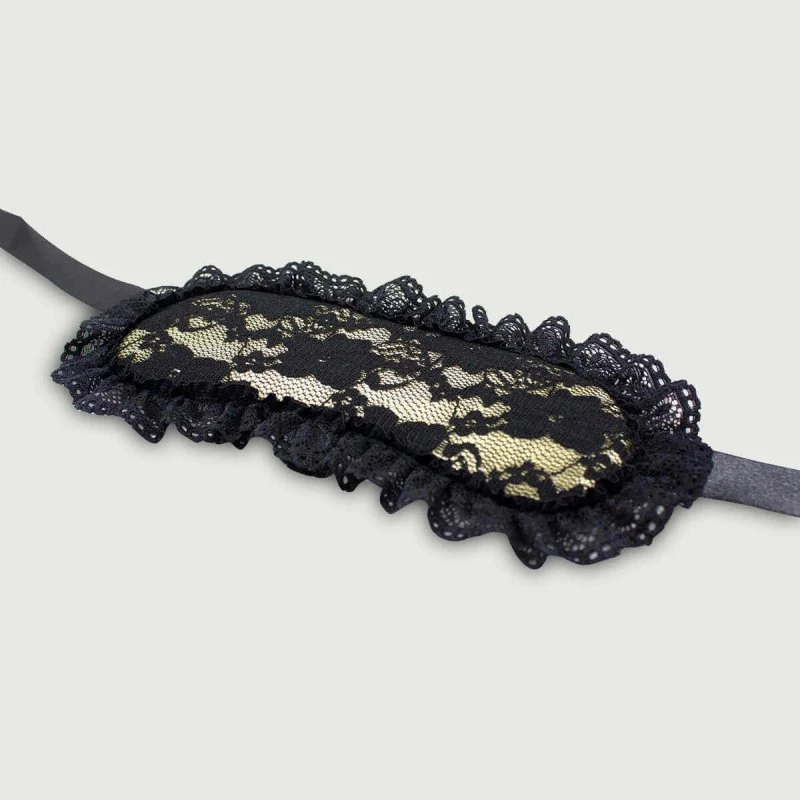 Sexopolis Satin-Spitzen-Augenbinde - Gold