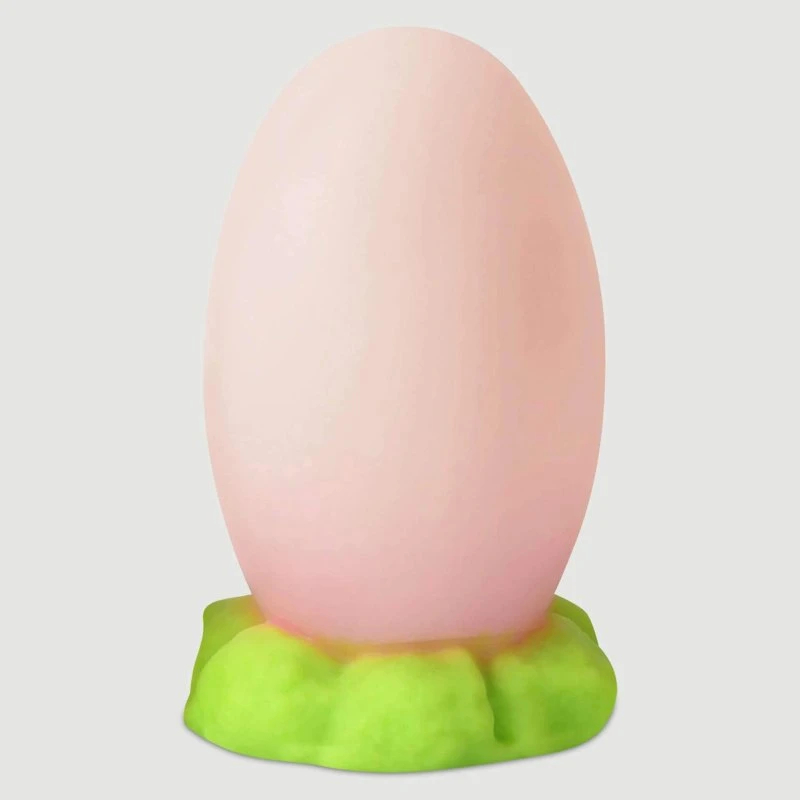 Großer Silikon-Eierstecker mit Saugnapf, 16,5 x 9 cm, Pink