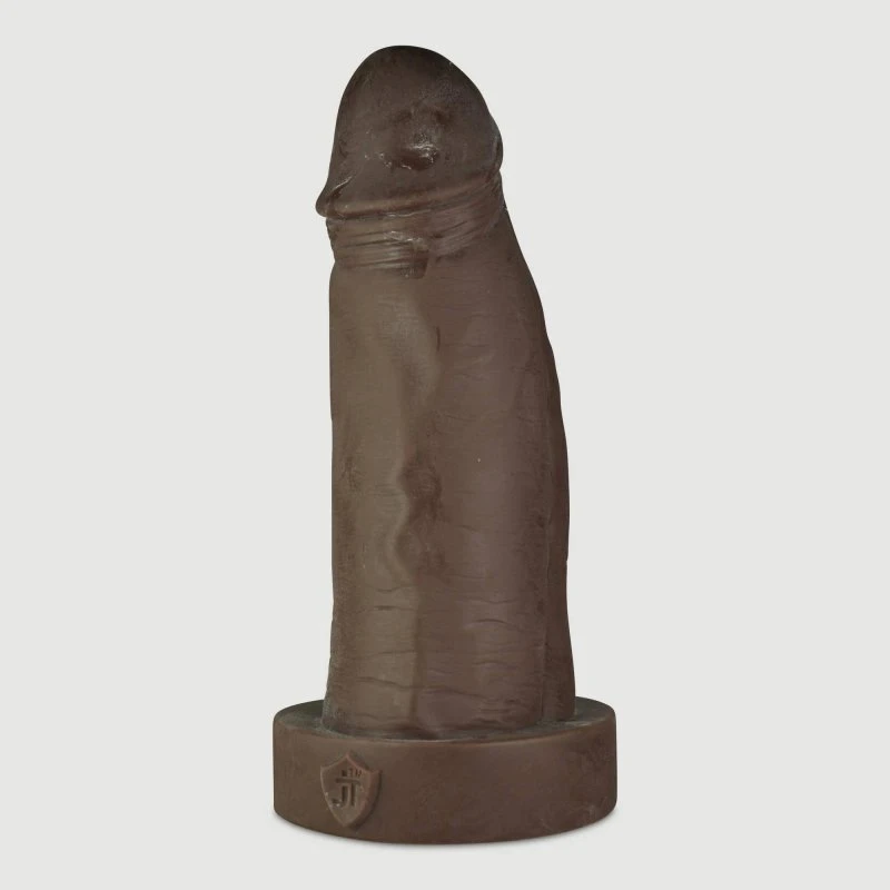 Jabba The Hut Platin Silikon X-Large Fett Dildo 35,5 cm - Braun