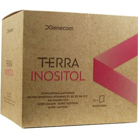 Genecom Terra Inositol Myo-Inositol mit B-Vitaminen (30 x 6g)