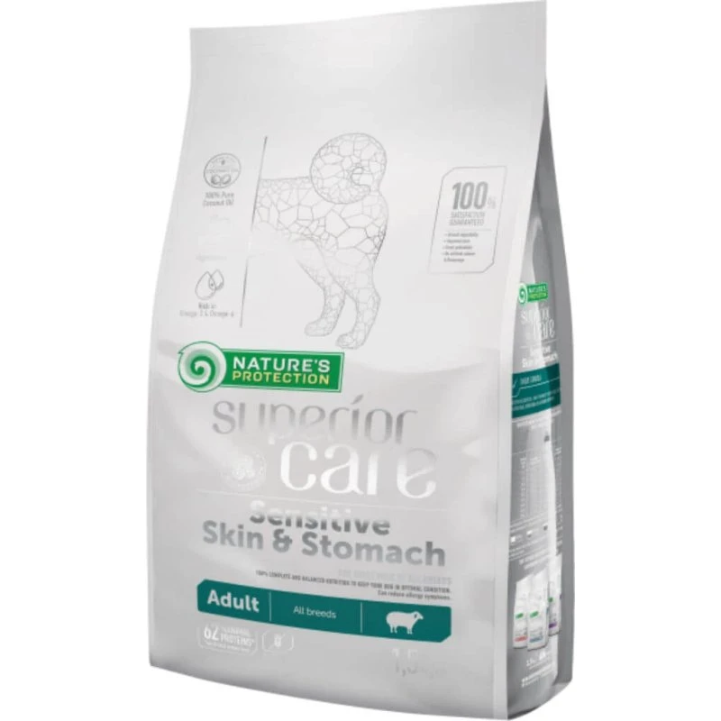 Natures Protection Superior Care Sensitive Skin & Stomach Lamm 1,5kg