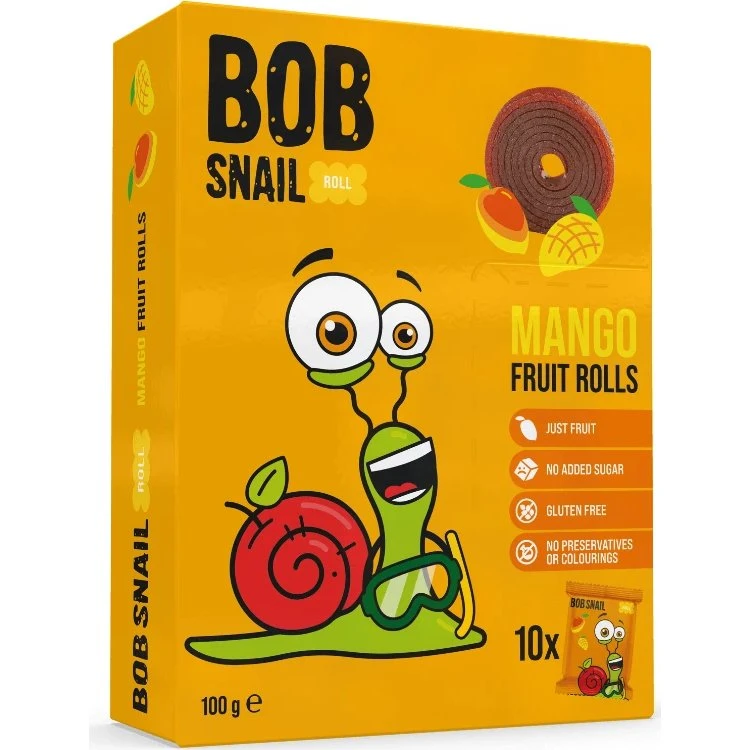 Bob Snail Fruchtröllchen Mango, 100 g