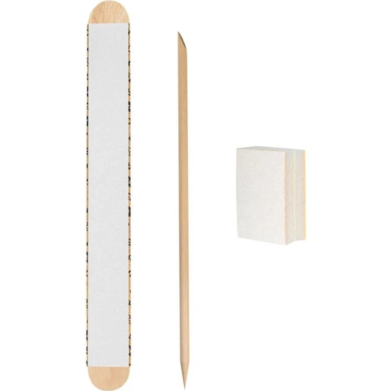 Staleks Pro Expert Einwegset: Feile 100/180, Polierblock & Stick