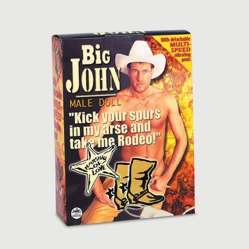 Big John Aufblasbare Puppe mit Vibrationspenis