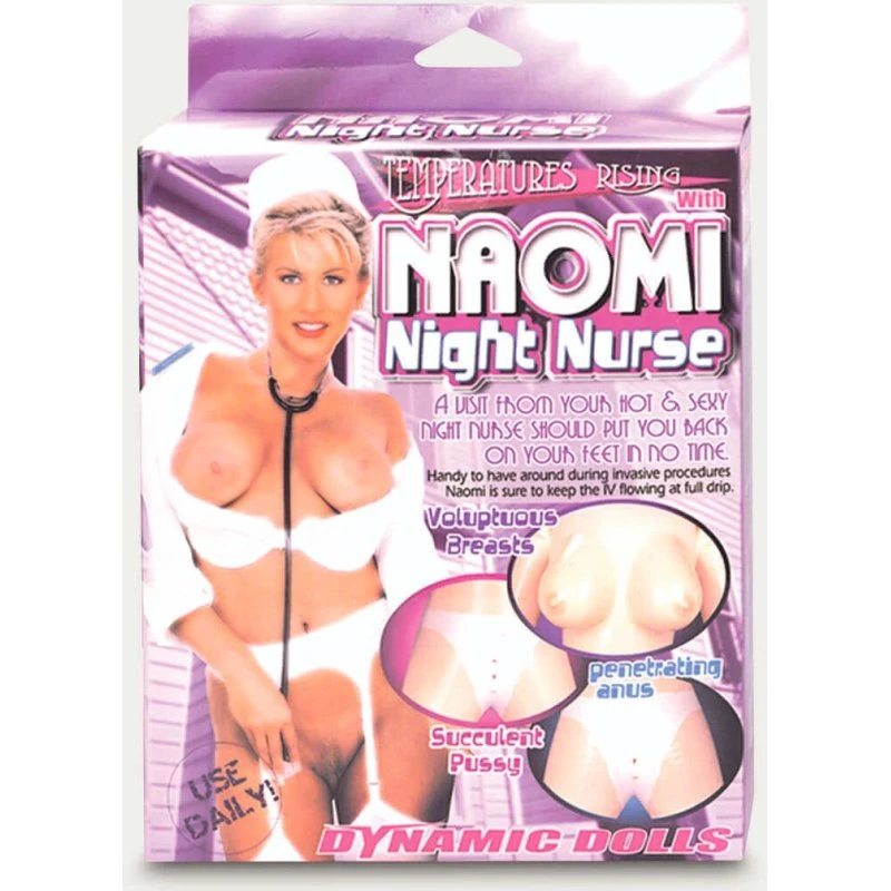 Naomi Nacht Krankenschwester aufblasbare Puppe mit Uniform