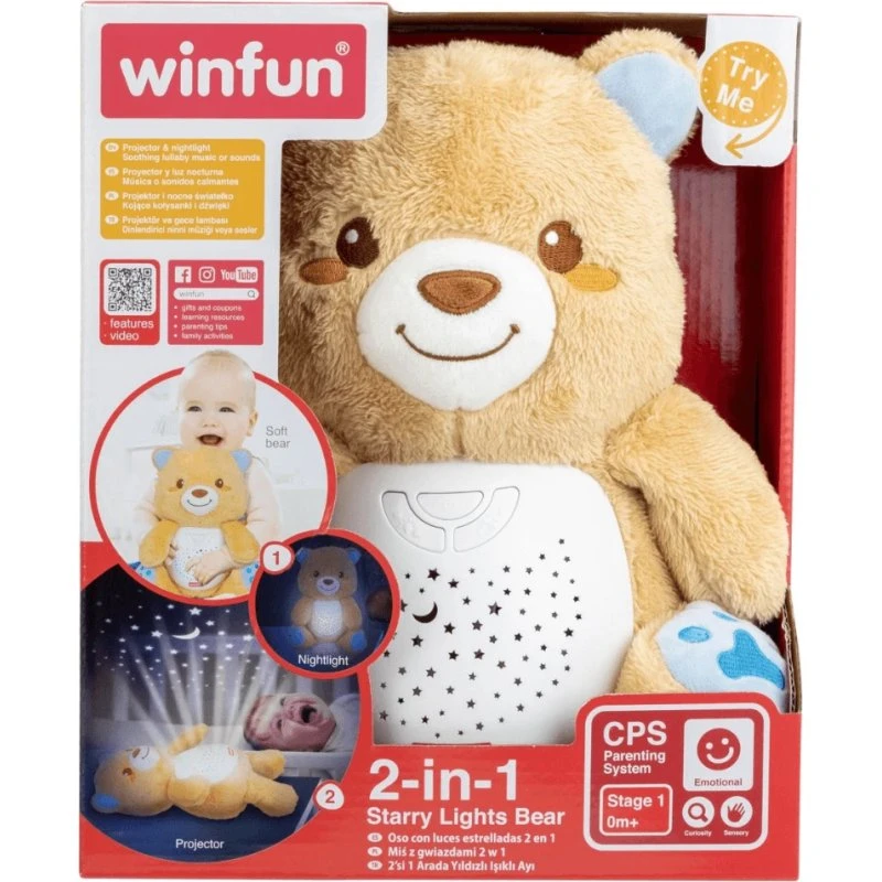 Winfun Ursulet Projektor und Nachtlicht Teddybär