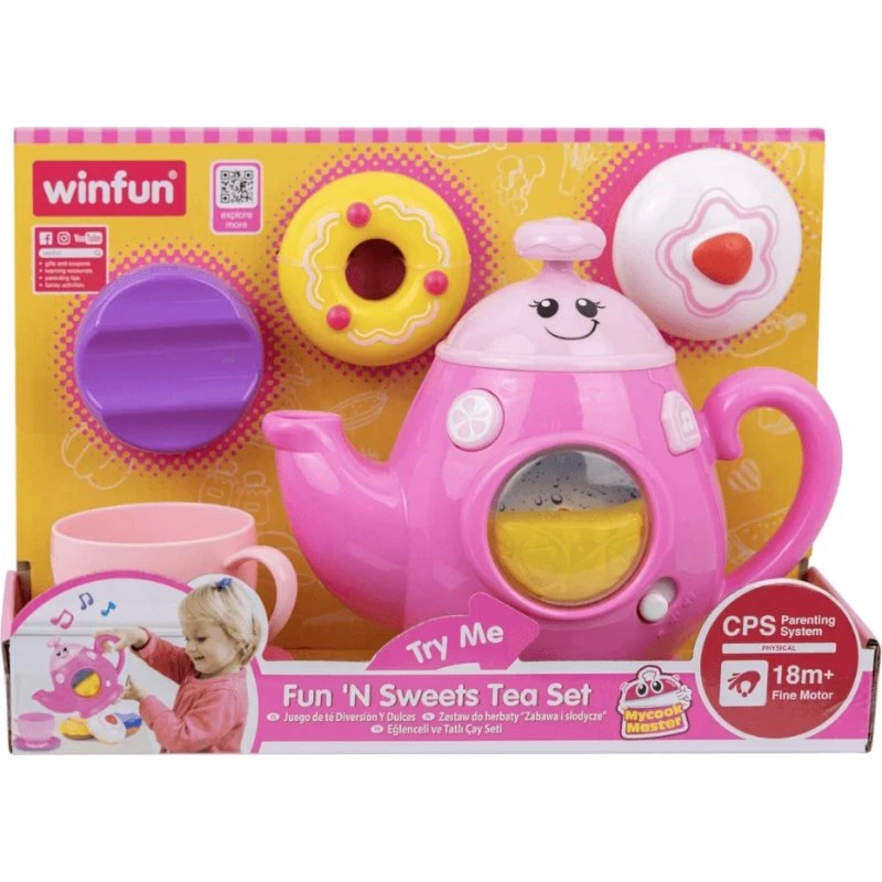 Winfun Interaktives Teeservice für Kinder ab 18 Monaten