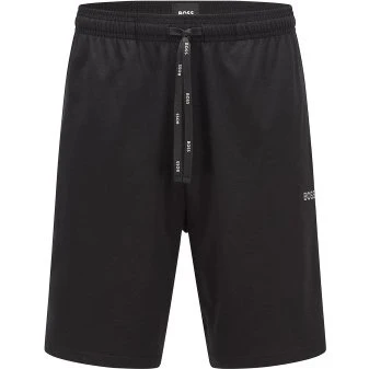 BOSS Mix and Match Lounge Shorts Schwarz Baumwolle
