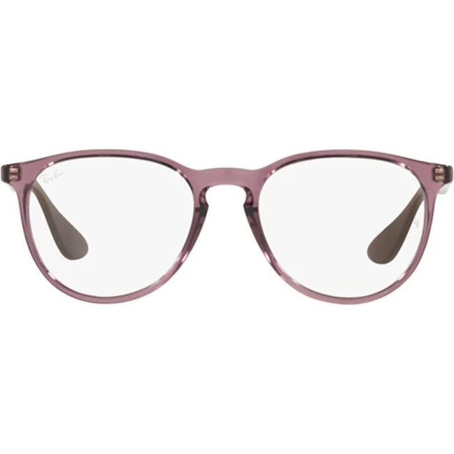 Ray-Ban RX7046 Erika Damenbrille - Violett Transparent Rund