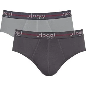 Sloggi Start Midi Briefs 2er-Pack Herren - Baumwolle, Large