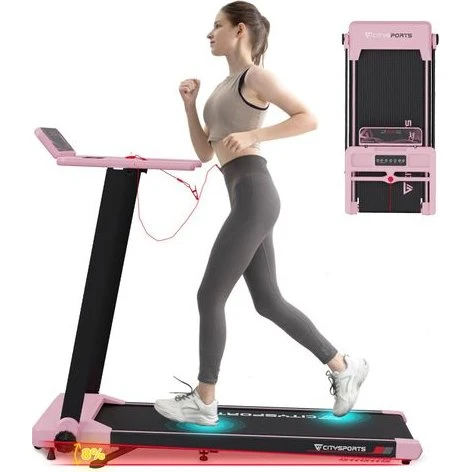 Citysports WP9 Laufband rosa klappbar bis 12 km/h