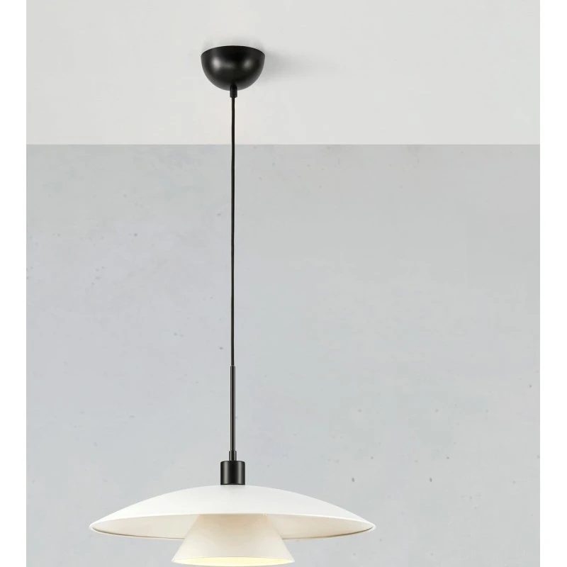 Markslöjd Pendelleuchte Millinge Matt Weiß/Schwarz Ø 50 cm