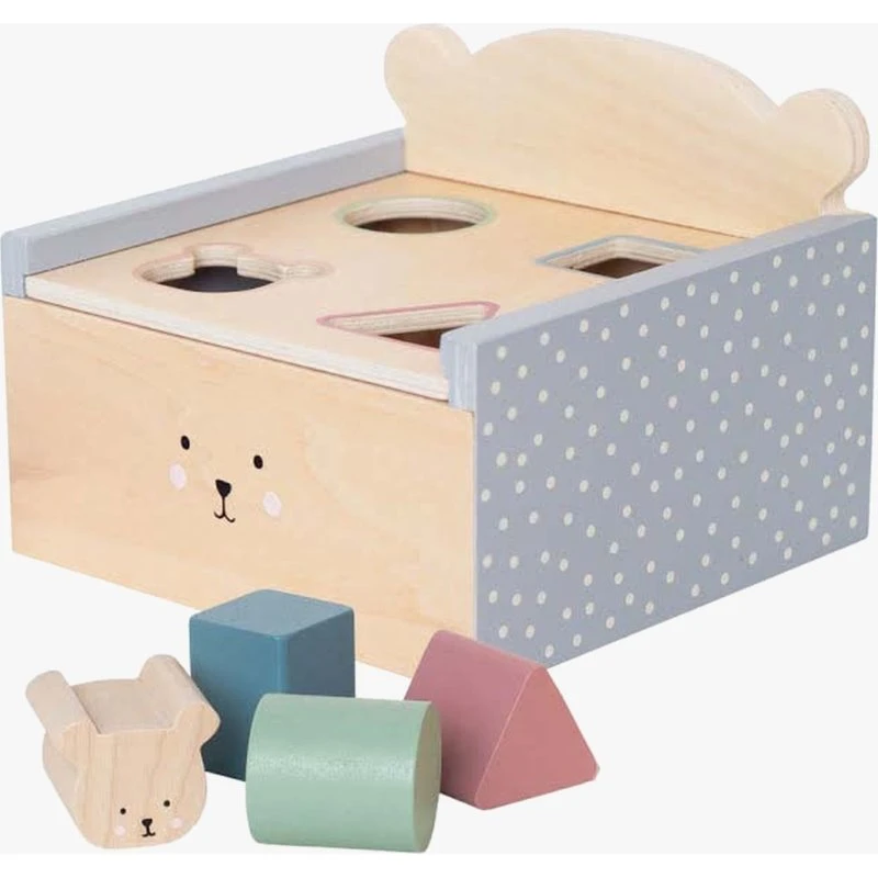 Jabadabado Steckkasten Teddy Holzspielzeug