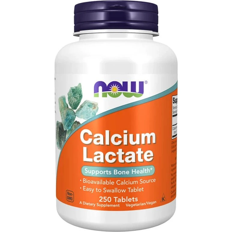 Now Foods Calciumlactat, 250 vegetarische Tabletten