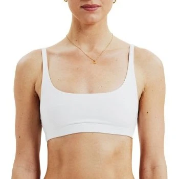 Bread and Boxers Soft Bra Weiß Bio-Baumwolle Damen