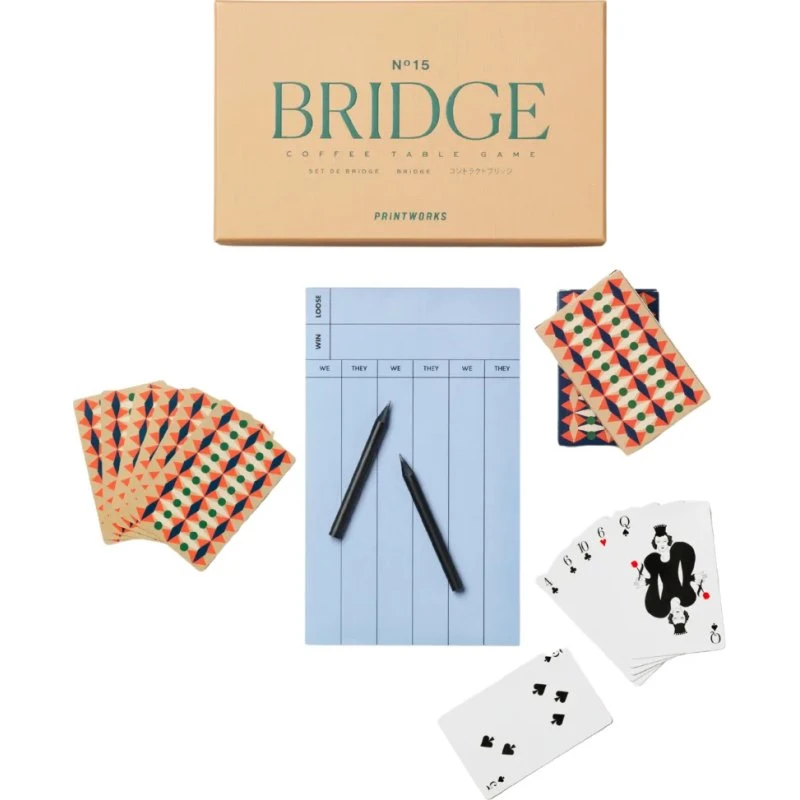 Printworks Classic Kartenspiel Bridge Set