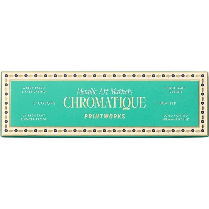 Printworks Metallic Art Marker, 5er-Set