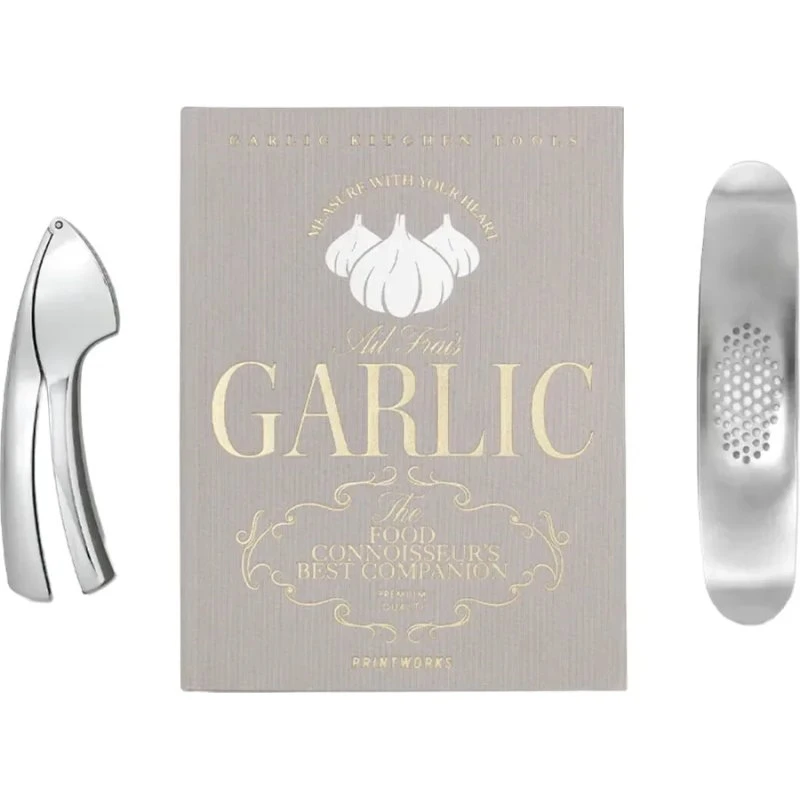 Printworks The Essentials Knoblauch-Set grau, 2-teilig